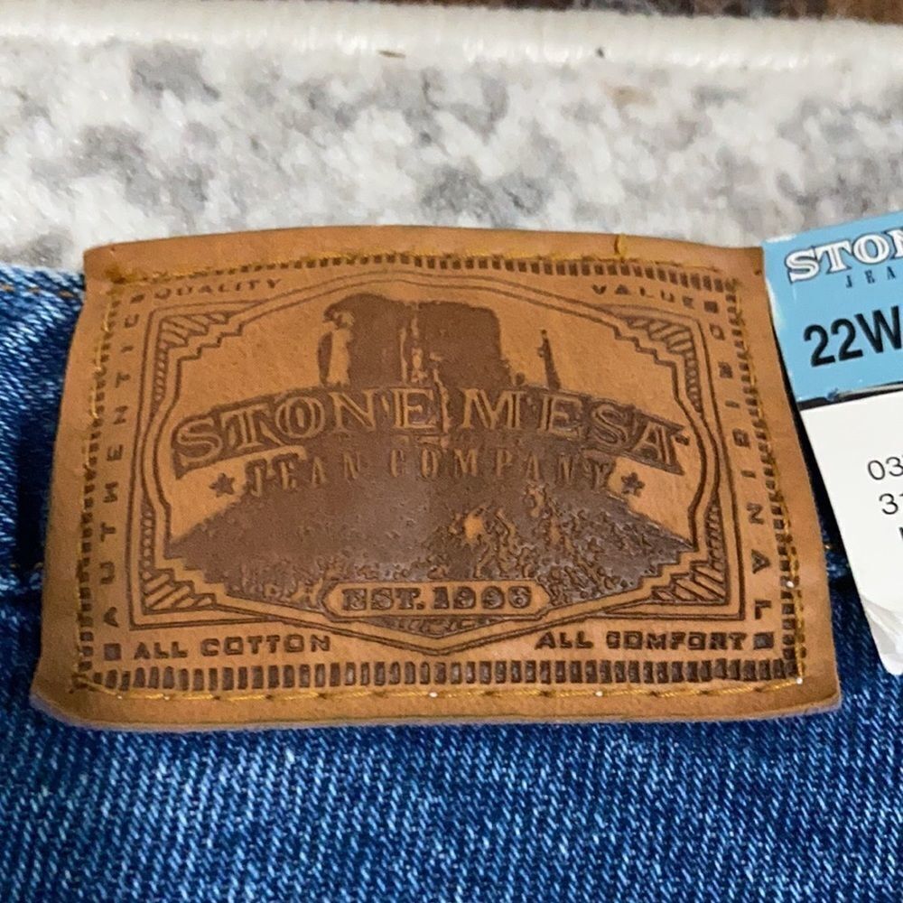 VTG Stone Mesa super high rise Jeans Size 22 w NWT - Picture 8 of 9